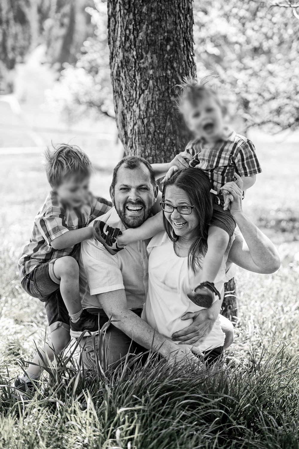 Rita Koller und Familie